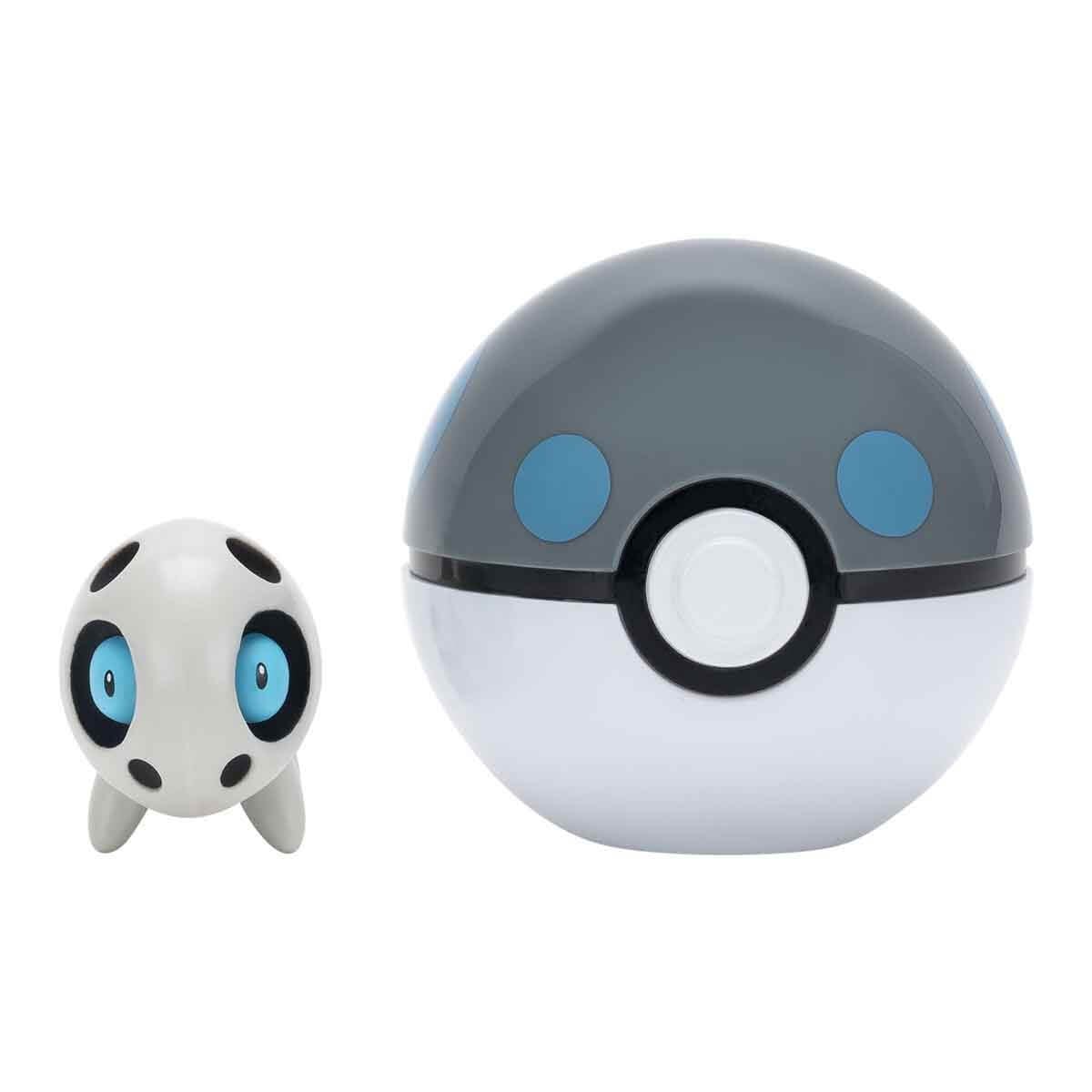 Pokémon Clip 'n' Go Poké Topu ve Figür Seti Aron + Heavy Ball 95057 C-PKW4147 Pokemon PKW4147