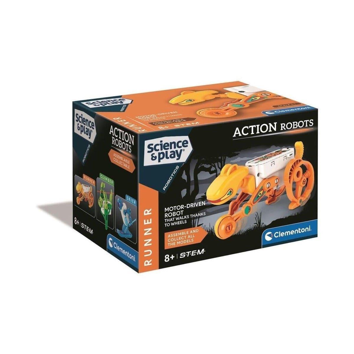 Clementoni Robotik Laboratuvarı Action Robots Runner 75137 Clementoni CLE 75137