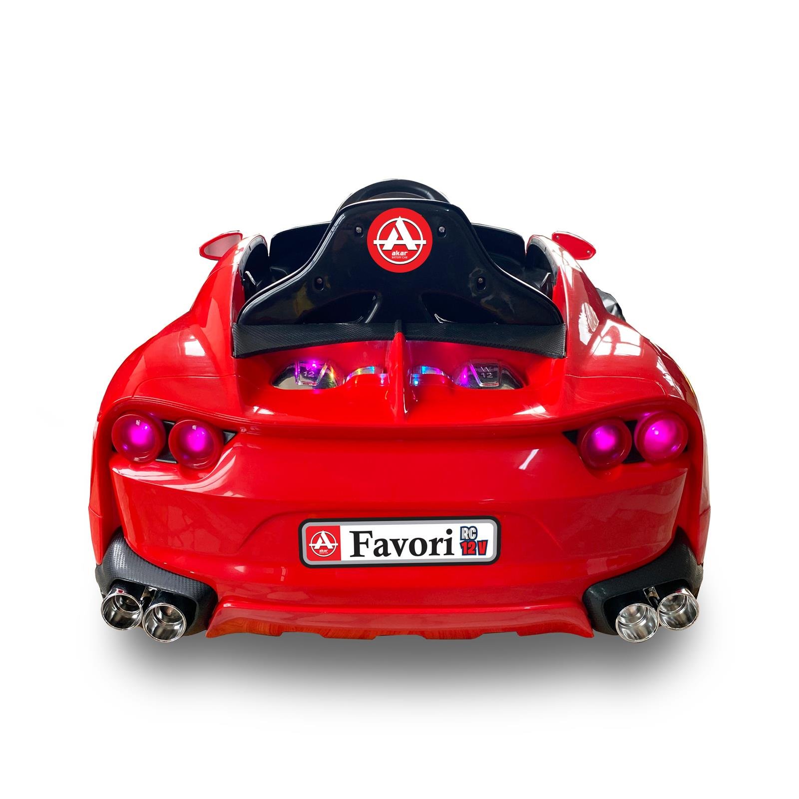 FAVORI AKULU ARABA 12V KIRMIZI Diğer AKR 95 387 K