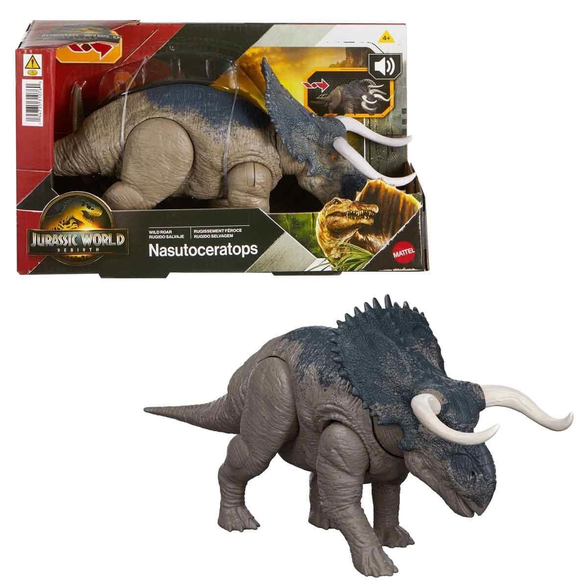 Jurassic World Kükreyen Dinozor Figürü Nasutoceratops JGB87-JGC81 Jurassic World JGC81