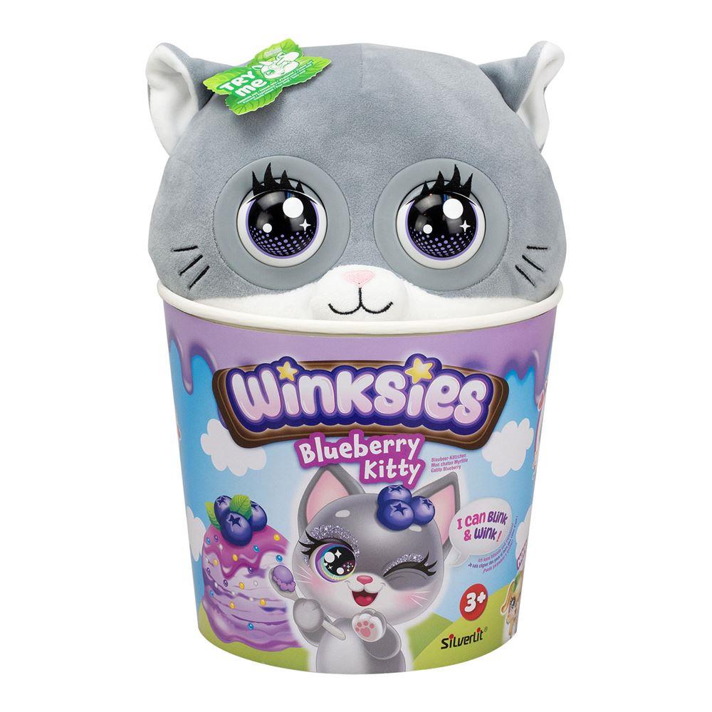 Silverlit Winksies Sevimli Hayvanlar İnteraktif 30cm Pelüş - Kedi Silverlit 89025 BK