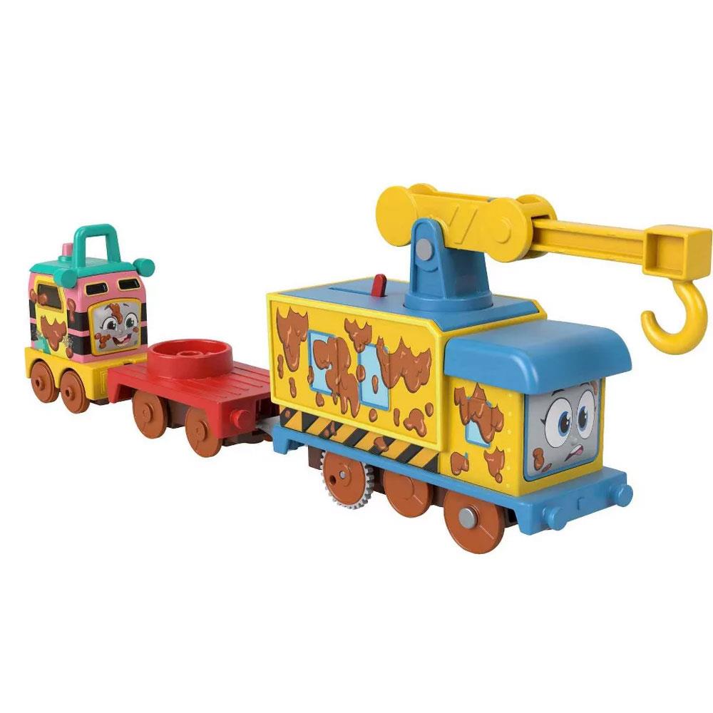 Thomas ve Arkadaşları Büyük Tekli Tren Eğlenceli Karakterler Muddy Fix-Em HFX92-HHN43 Thomas Friends HHN43