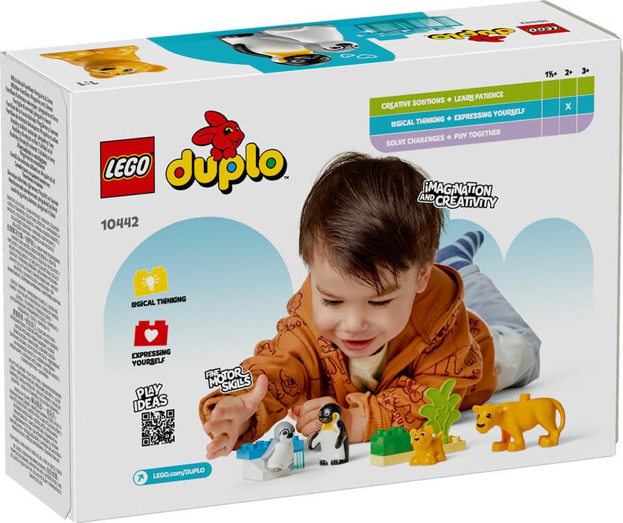 LEGO DUPLO KASABASI VAHSI HAYVAN AILELERI: PENGUENLER VE ASLANLAR 10442 Diğer LED10442