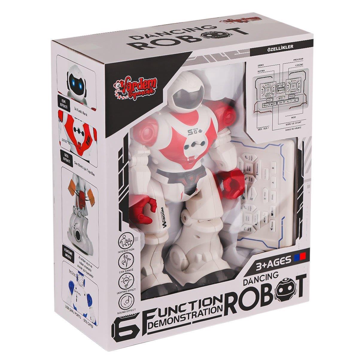 SARJLI SESLI DANSCI INTERAKTIF ROBOT 606 29 KIRMIZI Diğer GGE 606 29 K