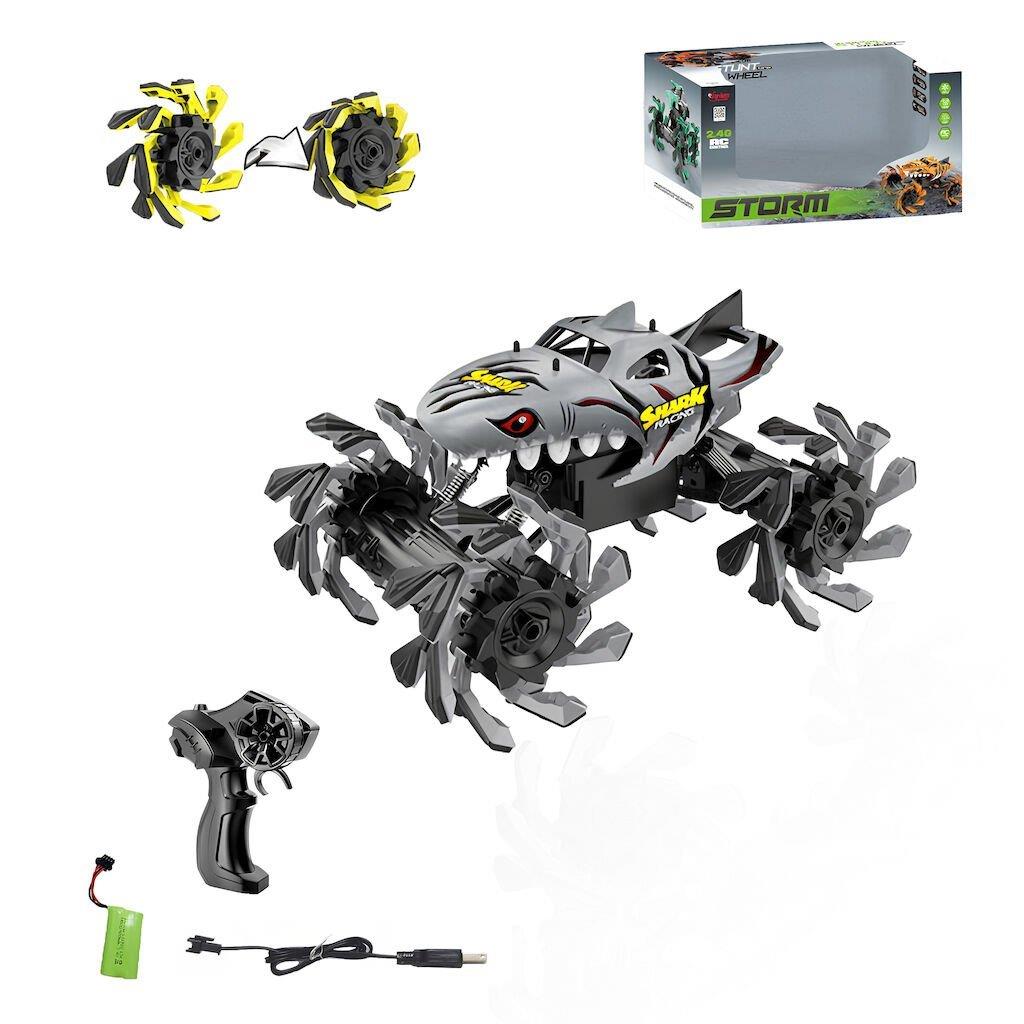 Vardem Uzaktan Kumandalı Full Fonksiyon Şarjlı 2.4 Ghz 2 Hız Açılır Tekerlekli Akrobat Tiger Gri Vardem VAR SYR 666 784 G