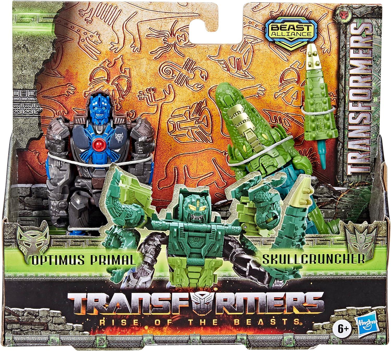 Transformers Rise Of The Beasts İkili Figür Optimus Primal F3898-F4619 Transformers F4619