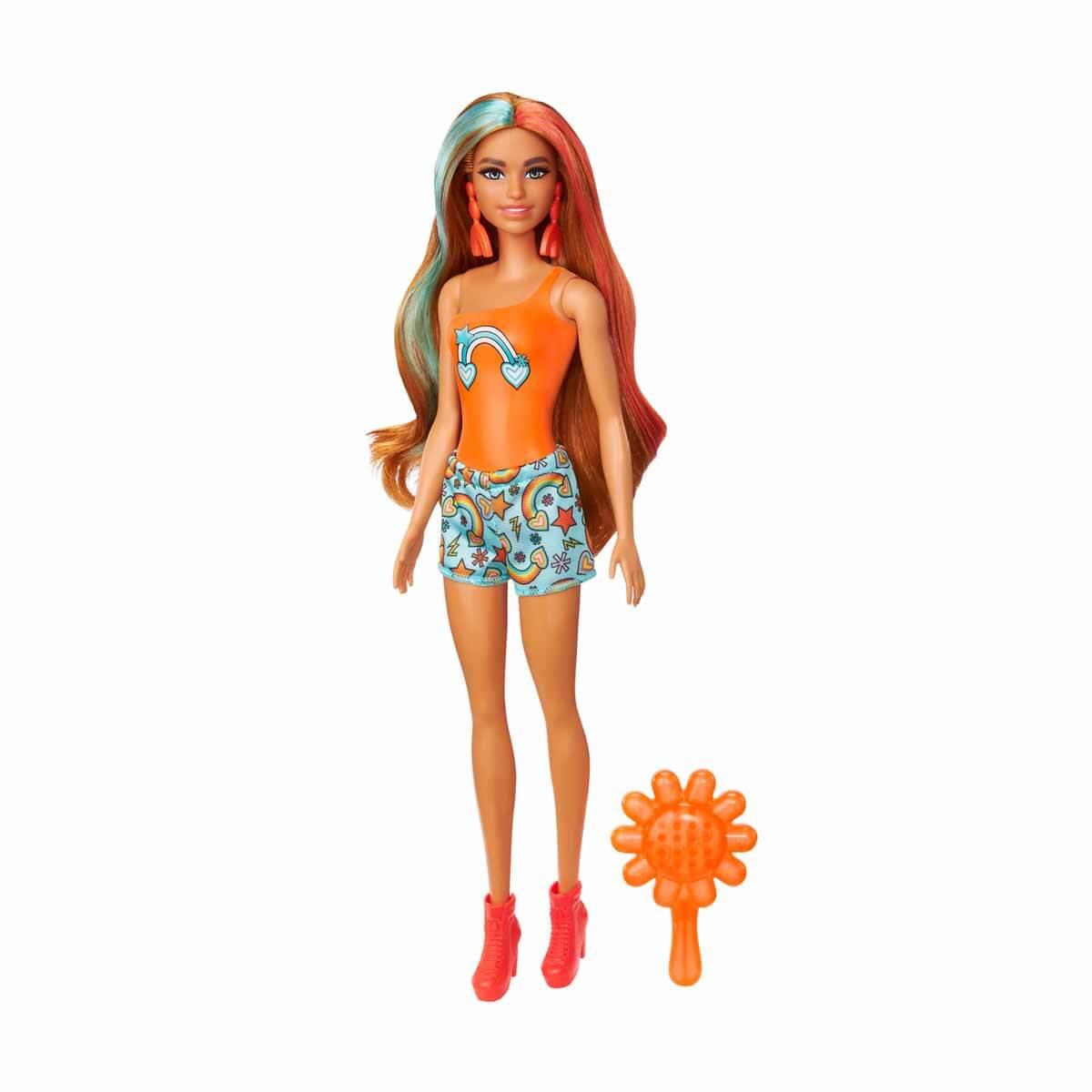BARBIE COLOR REVEAL RENK DEGISTIREN BARBIE GOKKUSAGI SERISI SURPRIZ PAKET HRK06 Diğer HRK06