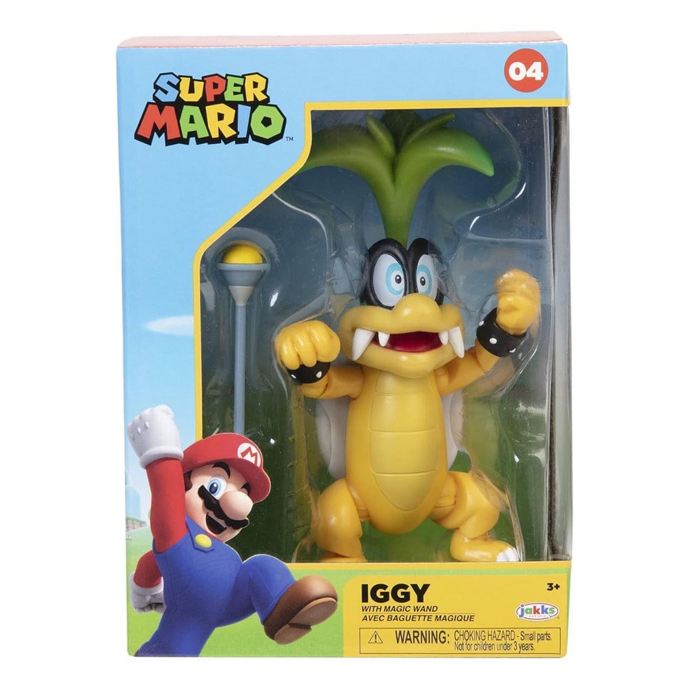 NINTENDO SUPER MARIO FIGURU IGGY KOOPA 10 CM 13249 Diğer NESL 13249