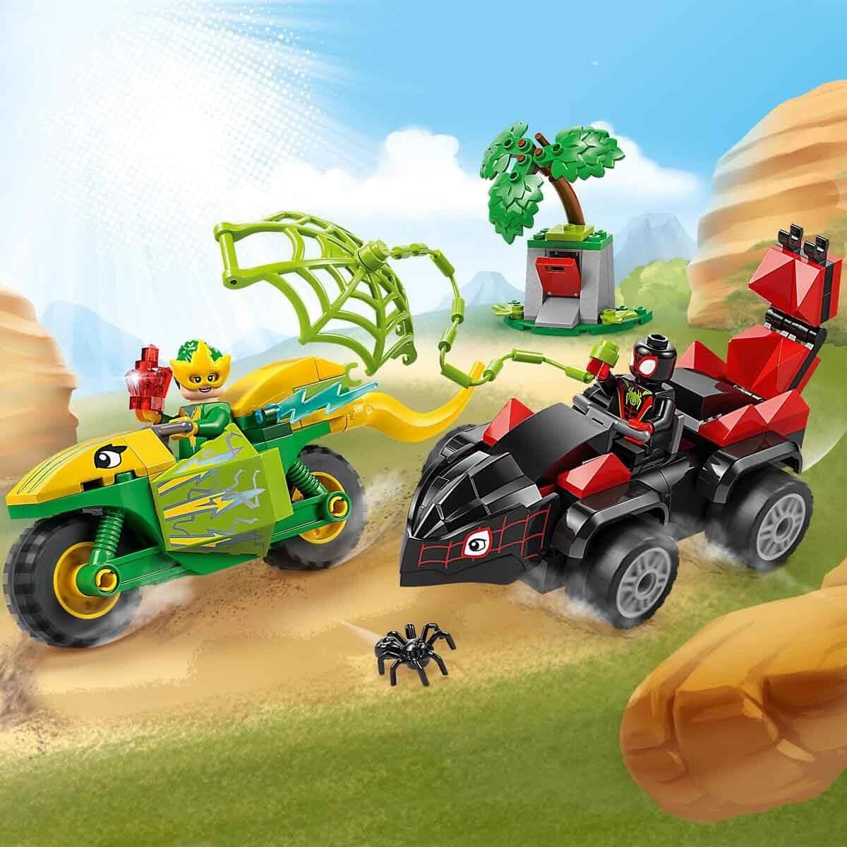 LEGO MARVEL SPIDEY VE INANILMAZ ARKADASLARI SPIN VE ELECTRO DINOZOR ARACI TAKIBI 11198 Diğer LSS11198