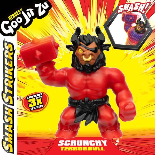 GOOJITZU SMASH STRIKERS TEKLI FIGUR PAKETI GJT57000 - SCRUNCHY TERRORBULL Diğer GJT57000 STE
