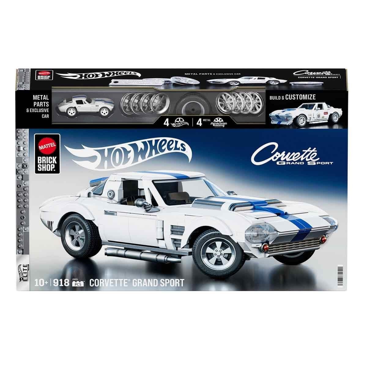 HOT WHEELS ELITE SERISI CORVETTE GRAND SPORT ARABA 918 PARCA JGR31 Diğer JGR31