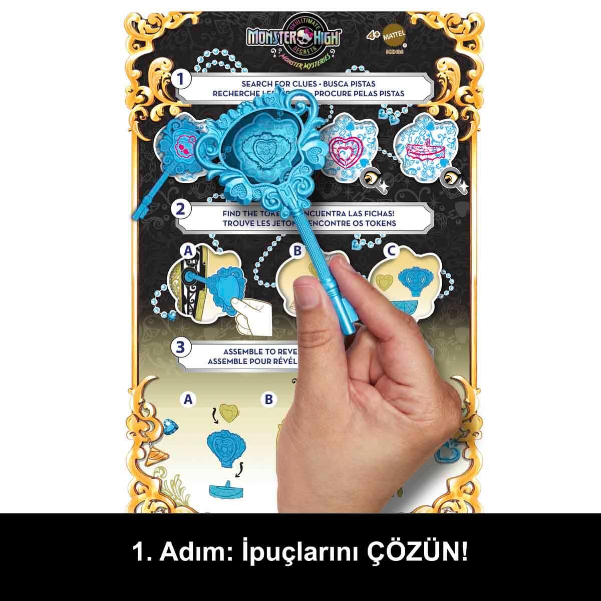 Monster Mysteries ile Gizemli Arkadaşlar Abber Bominable HYB12-HXH87 Monster High	 HXH87
