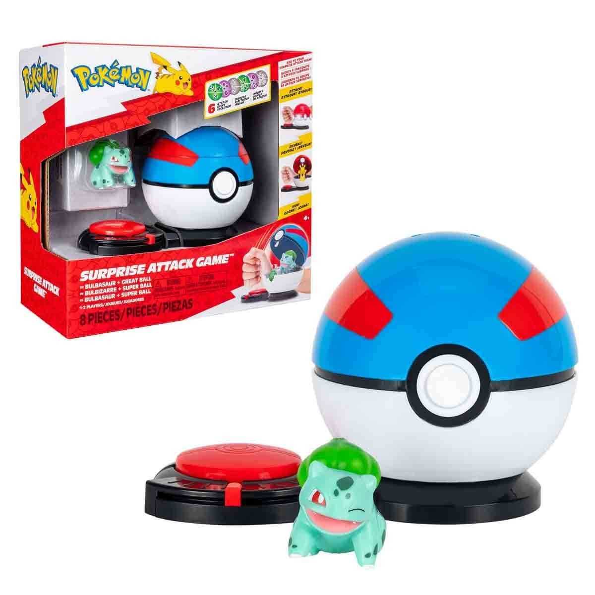 Pokémon Sürpriz Atak Oyun Seti Bulbasaur + Great Ball PKW2724 A-PKW4174 Pokemon PKW4174