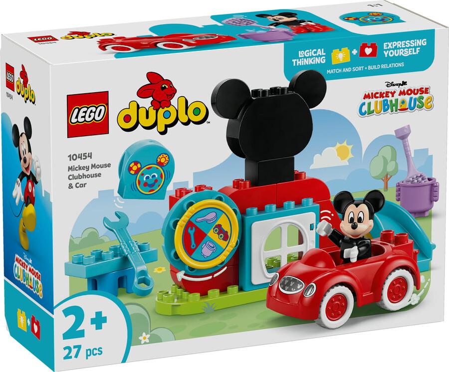 LEGO DUPLO DISNEY MICKEY FARE’NIN KULUP EVI VE ARABASI 10454 Diğer LED10454