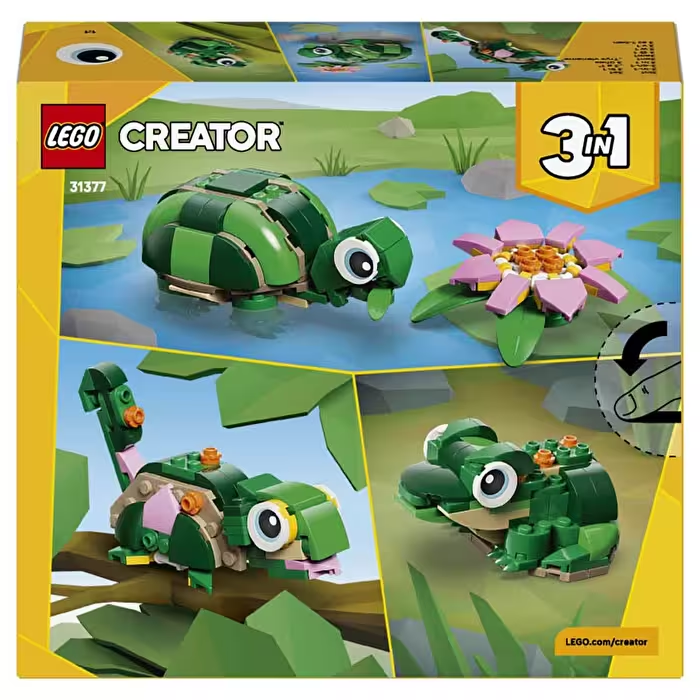 LEGO CREATOR KAPLUMBAGA ILE NILUFER CICEGI 31377 Diğer LMC31377