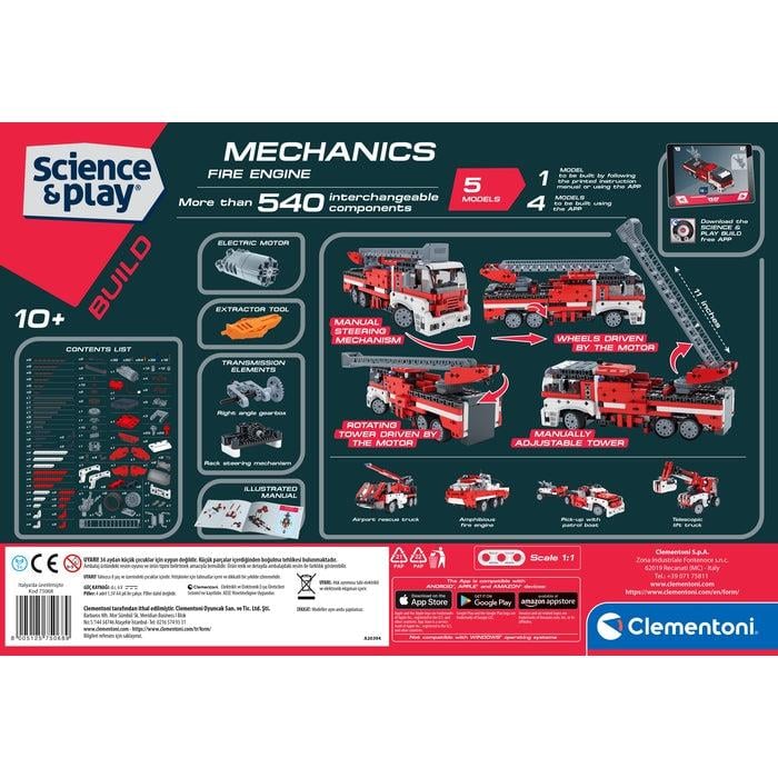 Clementoni Mekanik Laboratuvarı İtfaiye Aracı 75068TR Clementoni CLE 75068