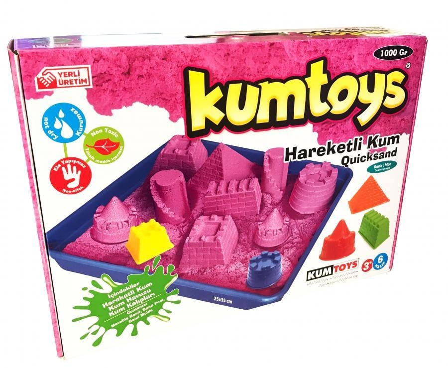 KUMTOYS HAREKETLI KUM SETI MOR Diğer KM5329 MO