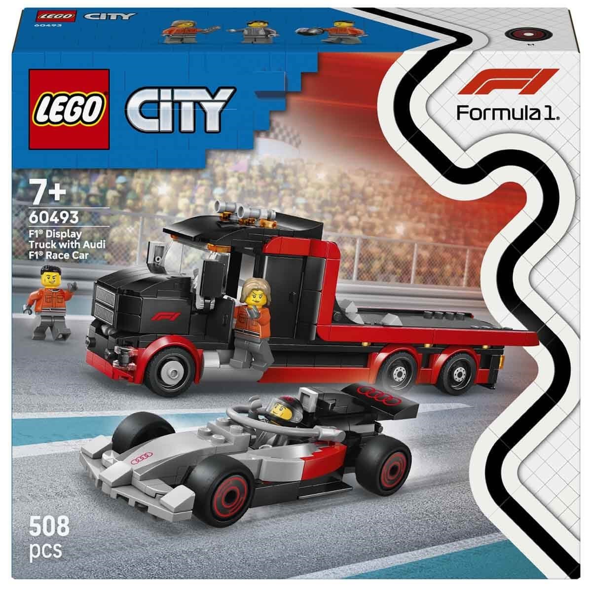 LEGO CITY AUDI F1® YARIS ARABALI F1 SERGILEME KAMYONU 60493 Diğer LSC60493