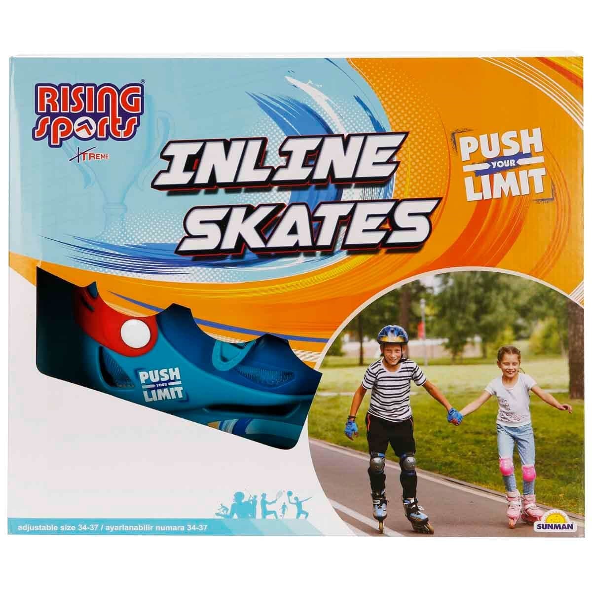SUNMAN RISING SPORTS INLINE 4 TEKER PATEN MAVI 34-37 Diğer S00002215