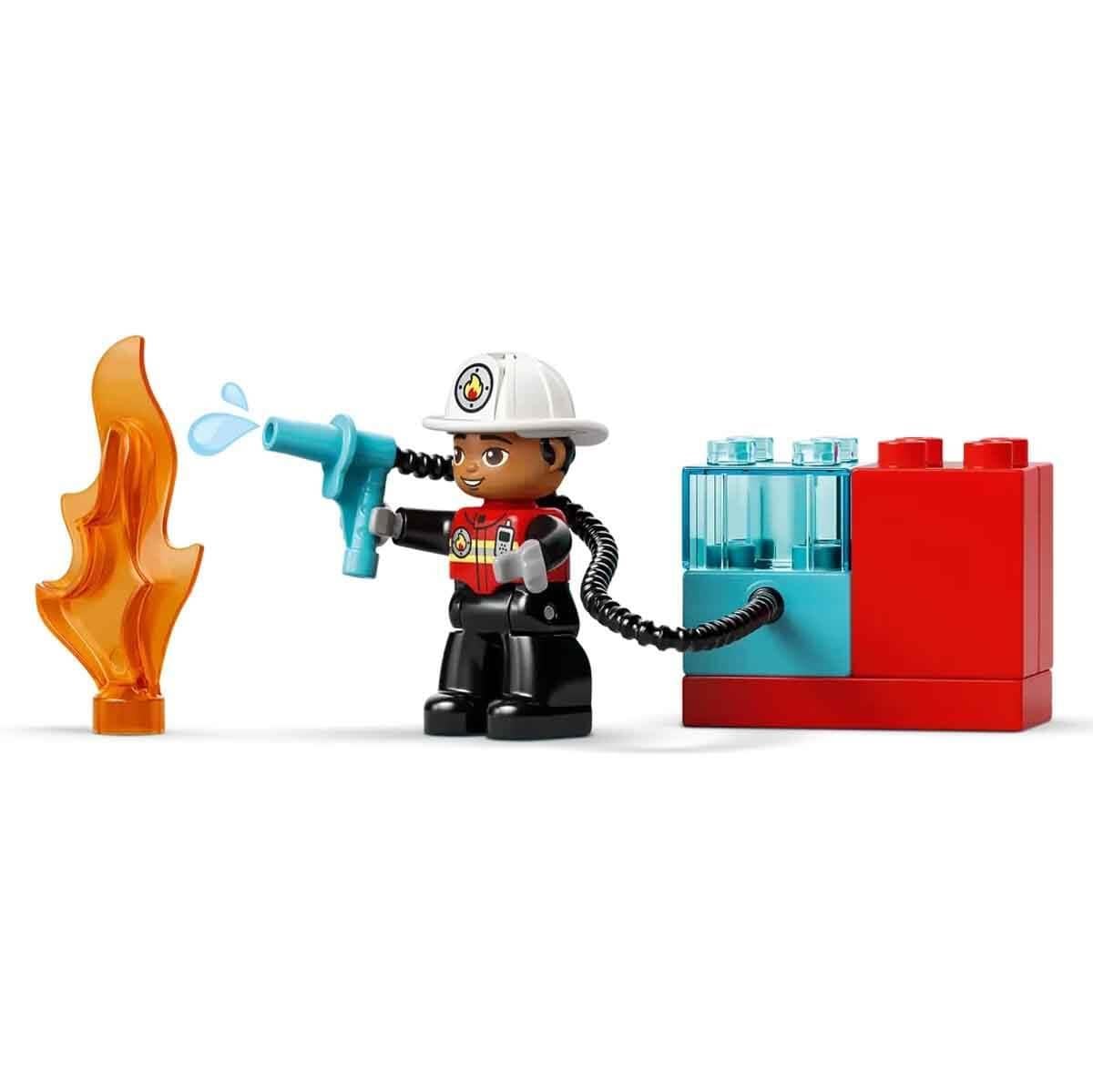 LEGO DUPLO KASABASI HORTUMLU ITFAIYE ARACI VE ITFAIYECI 10473 Diğer LED10473