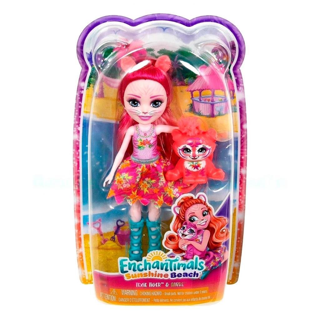 Enchantimals Popüler Bebekler Texie Tiger ve Sabre FNH22-HXB97 Enchantimals HXB97