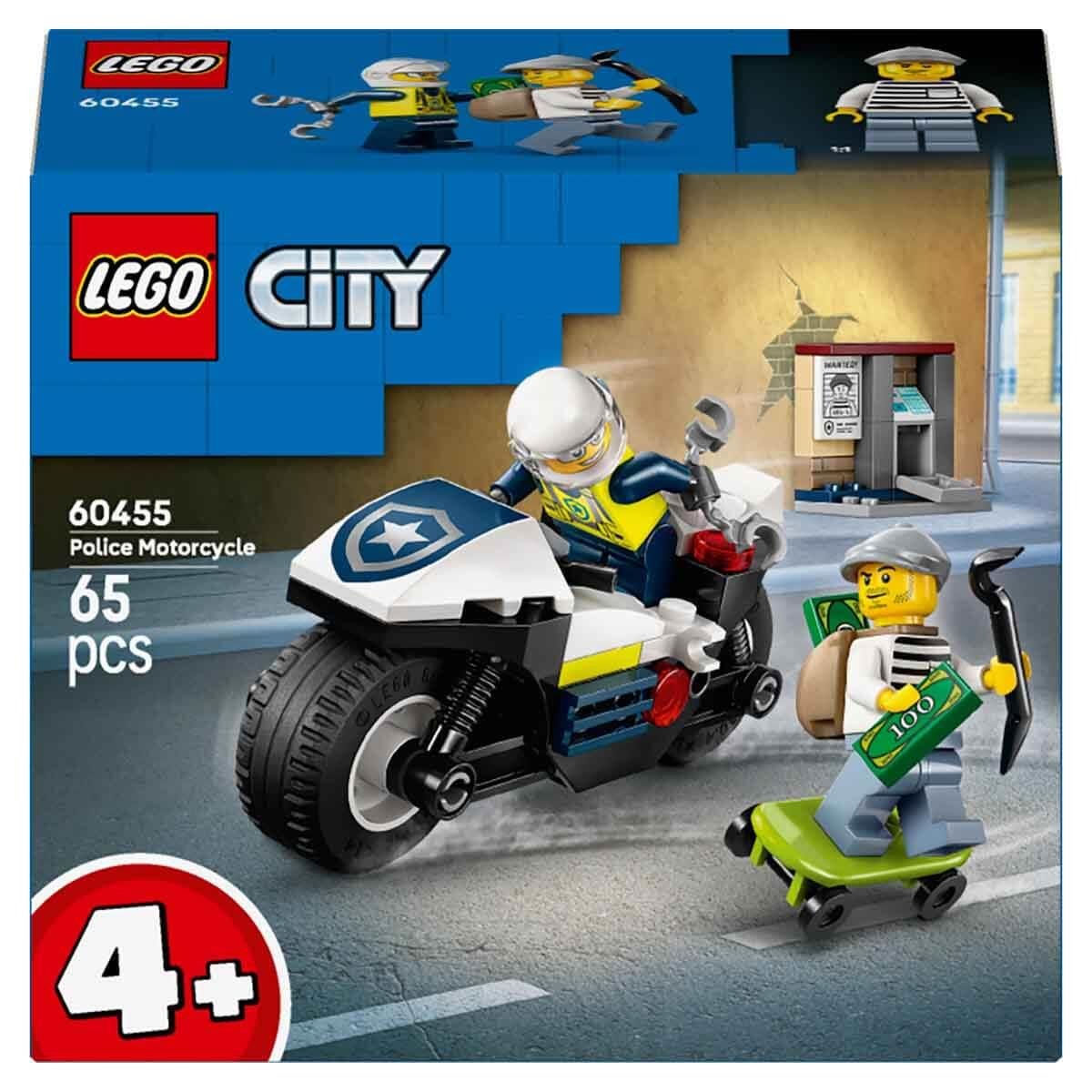 LEGO CITY POLIS MOTOSIKLETI TAKIBI 60455 Diğer LSC60455