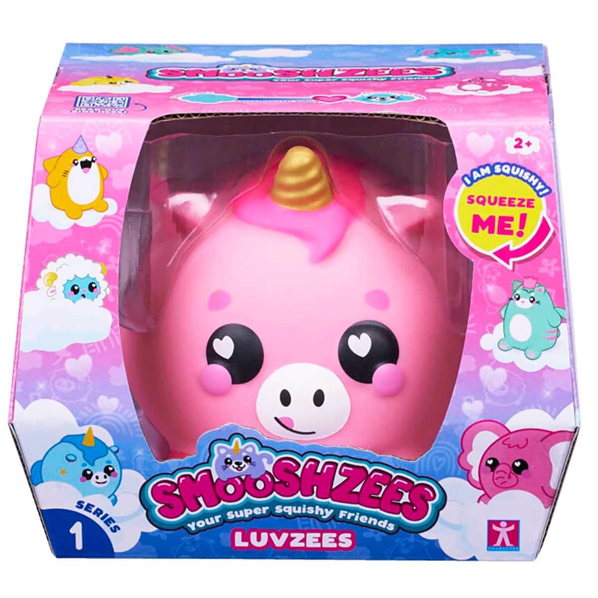 SMOOSHZEES MIDI LUVZEES SQUISHY FIGUR SERI1 MH003001 - PEMBE UNICORN ZAPPY Diğer MH003001 PUZ