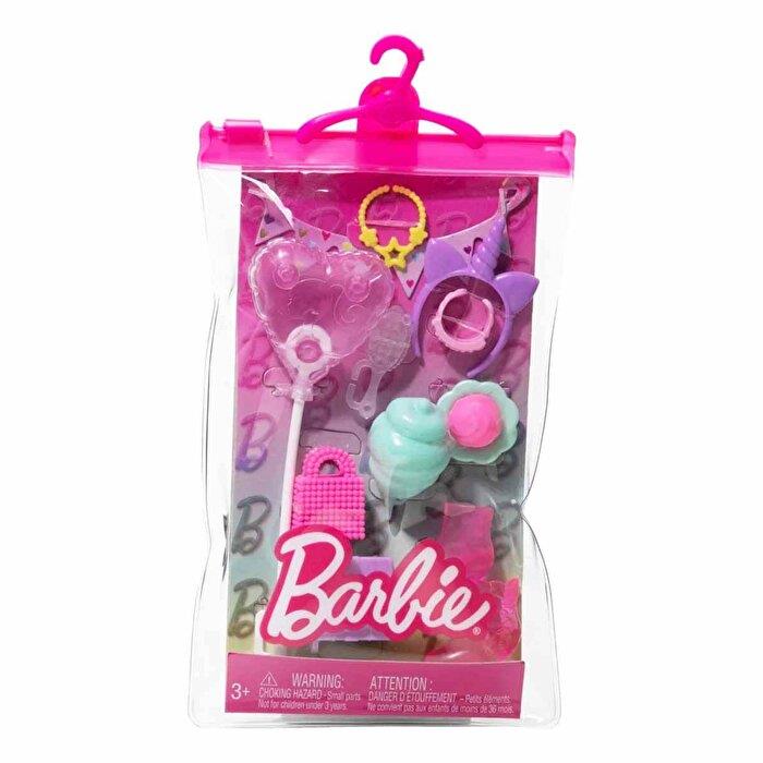 BARBIENIN MODA AKSESUARLARI PAKETLERI PEMBE BALON GWD98-HWV73 Diğer HWV73