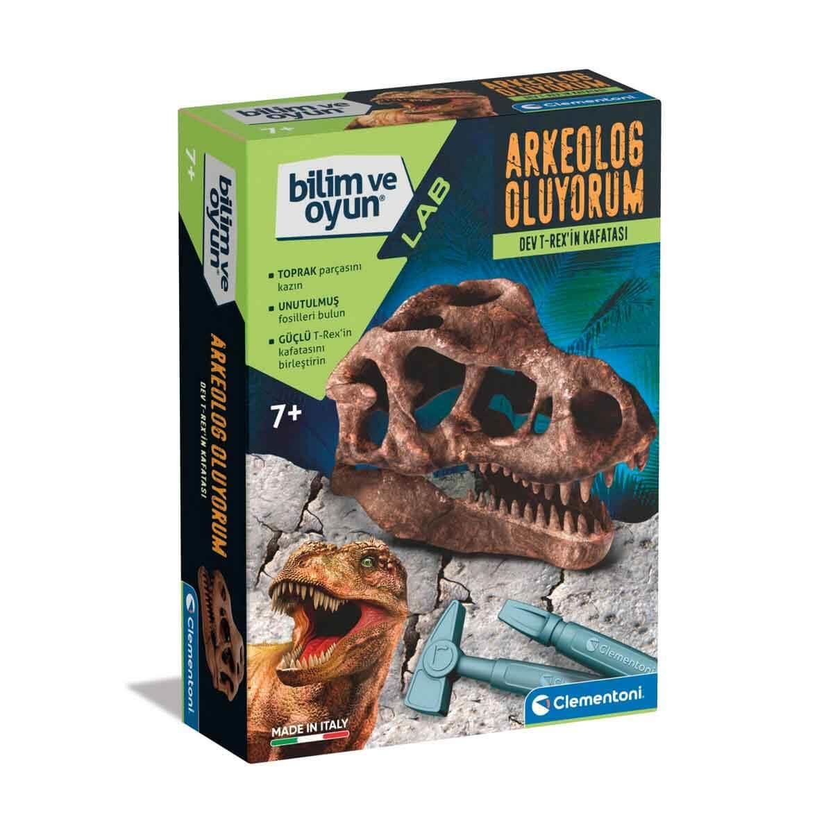 Clementoni Bilim ve Oyun Dev T-Rex'in Kafatası 64469 Clementoni CLE 64469