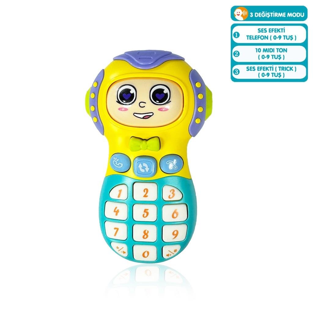 Işıklı ve Müzikli Cep Telefonu Bebek Piyanosu Vardem JLG 855 40A