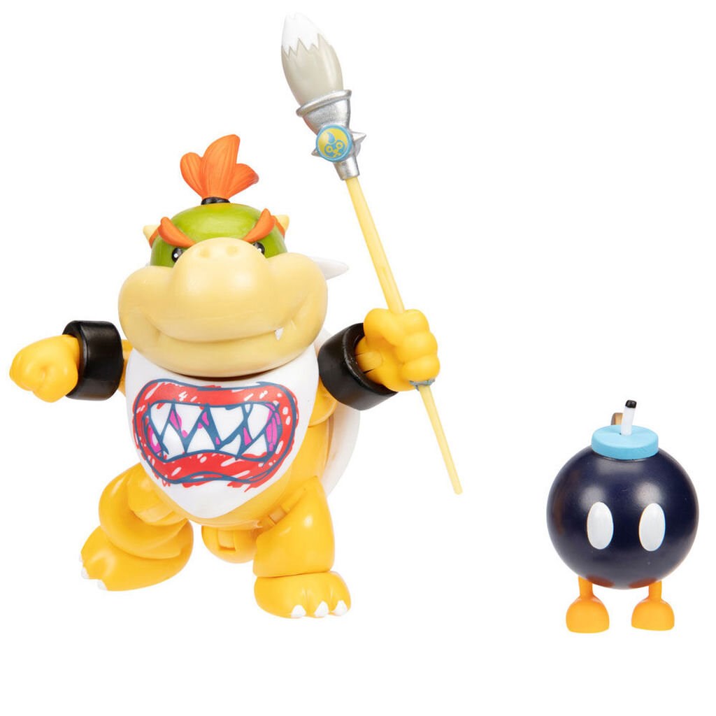 NINTENDO SUPER MARIO FIGURU BOYA FIRCASIYLA BIRLIKTE 10 CM 13261 Diğer NESL 13261
