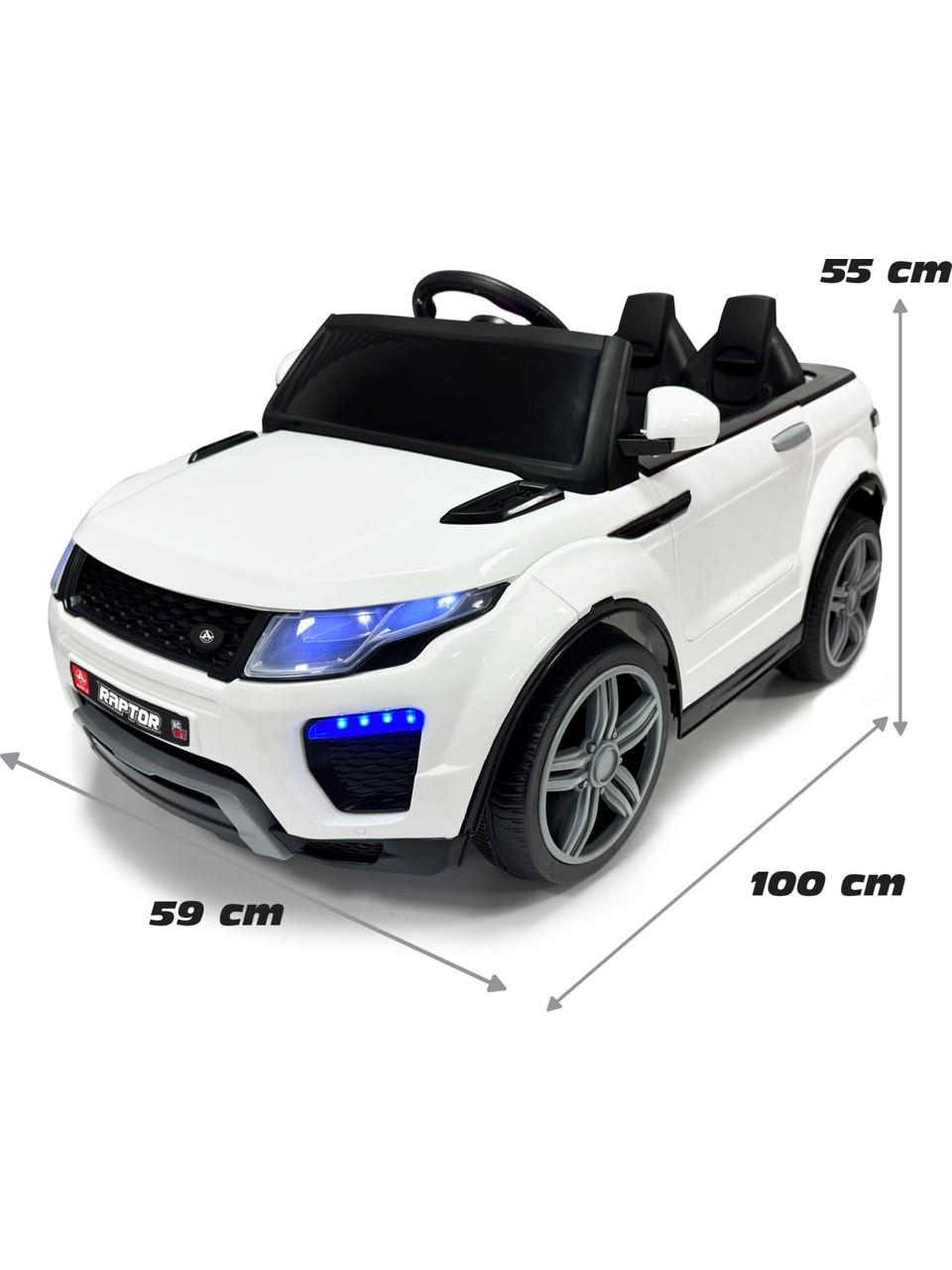 Raptor 12V Uzaktan Kumandalı Akülü Jeep Beyaz Akar Oyuncak AKR 96 339 B