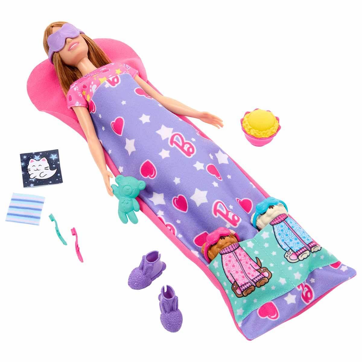 Barbie ve Köpekçikleri Pijama Partisi HXN01 Barbie HXN01