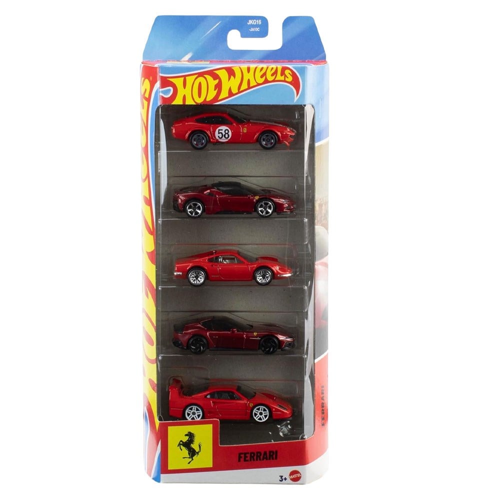 HOT WHEELS 5 LI FERRARI ARABA SETI JLN12 Diğer JLN12