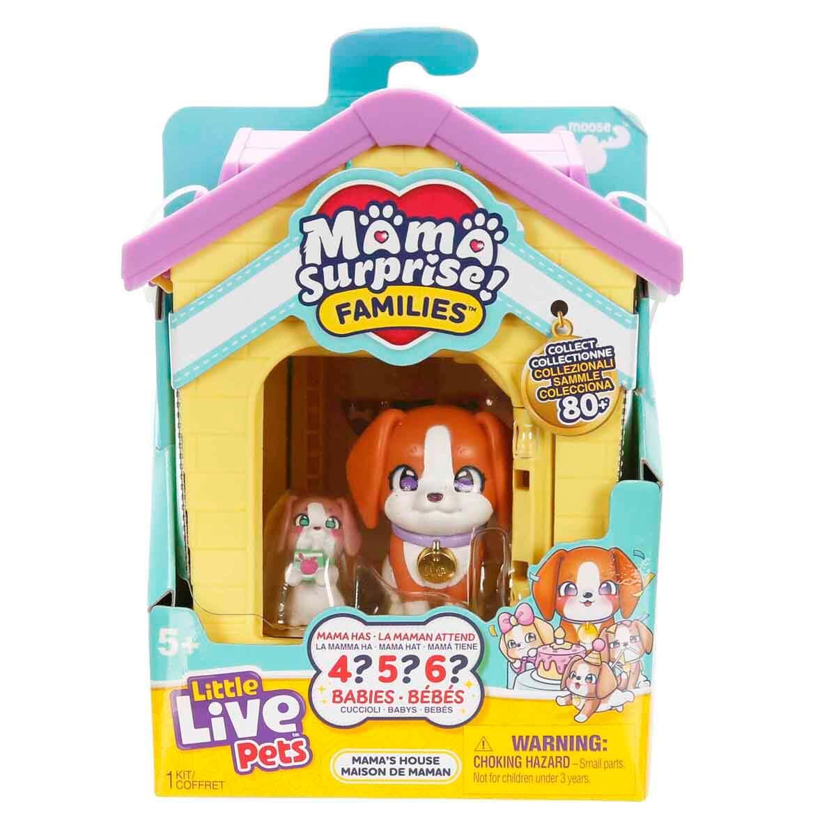 Little Live Pets Mama Sürprise Families House With Beagle LP306000 Giochi Preziosi LP306000 B