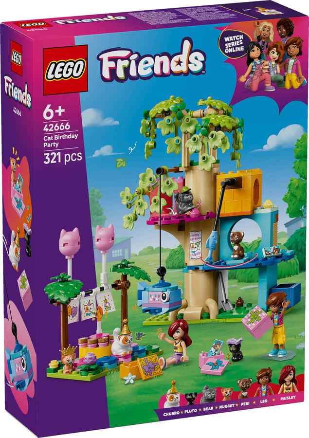 LEGO FRIENDS KEDI DOGUM GUNU PARTISI VE AGAC EV 42666 Diğer LGF42666
