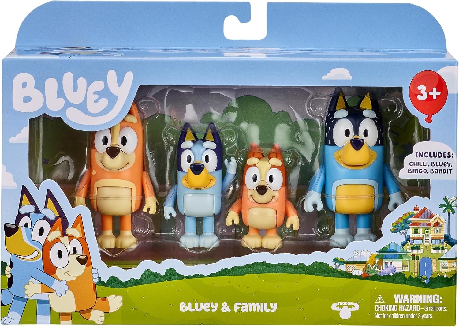 BLUEY BLUEY AND FAMILY FIGURE SET 18915-13009 Diğer BLUEY 13009