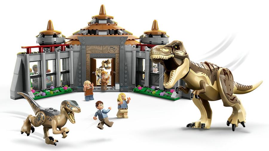 LEGO JURASSIC WORLD ZIYARETCI MERKEZI: T-REX VE RAPTOR SALDIRISI 76961 Diğer LJW76961