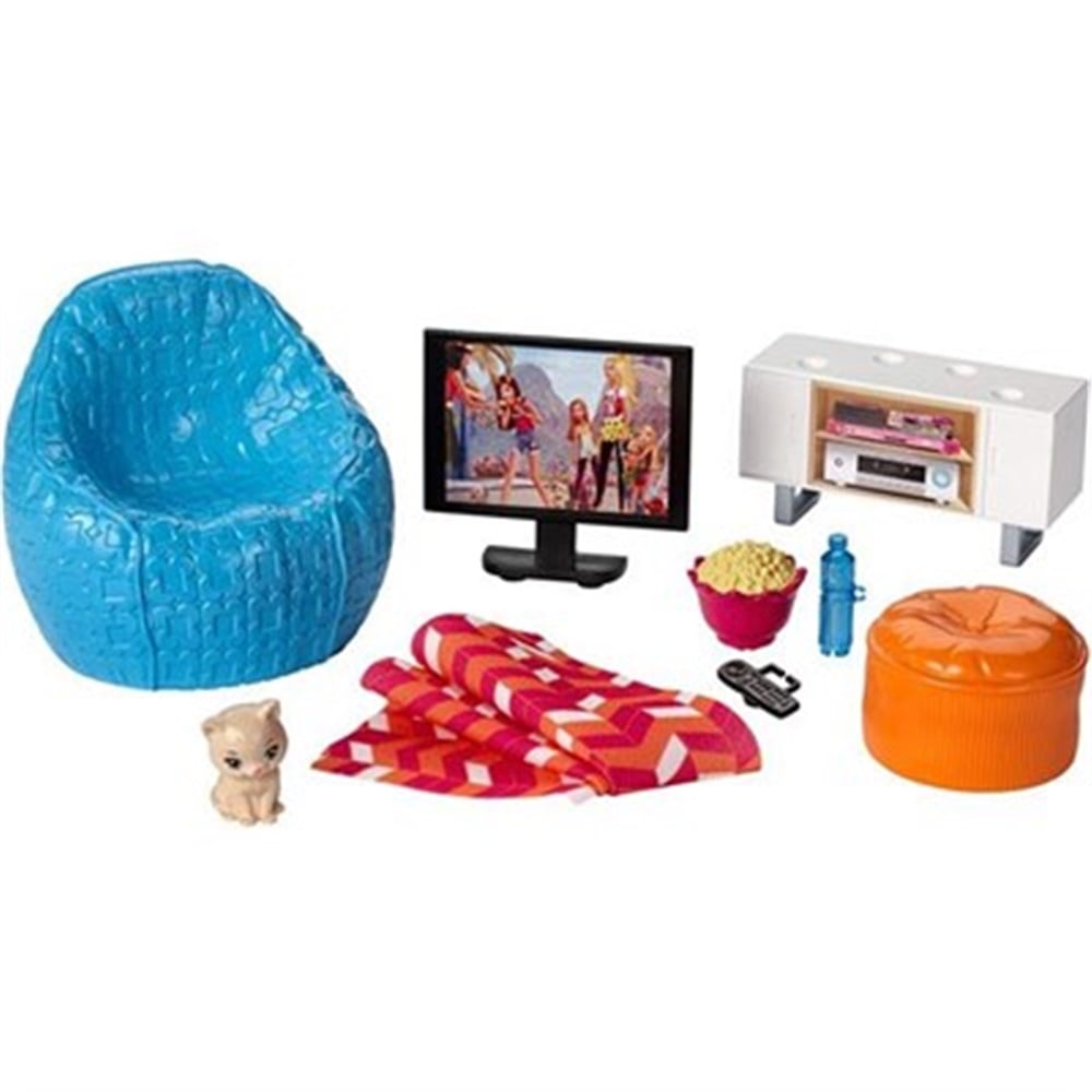 Barbie Ev İçi Dekorasyon Oyun Setleri DVX44