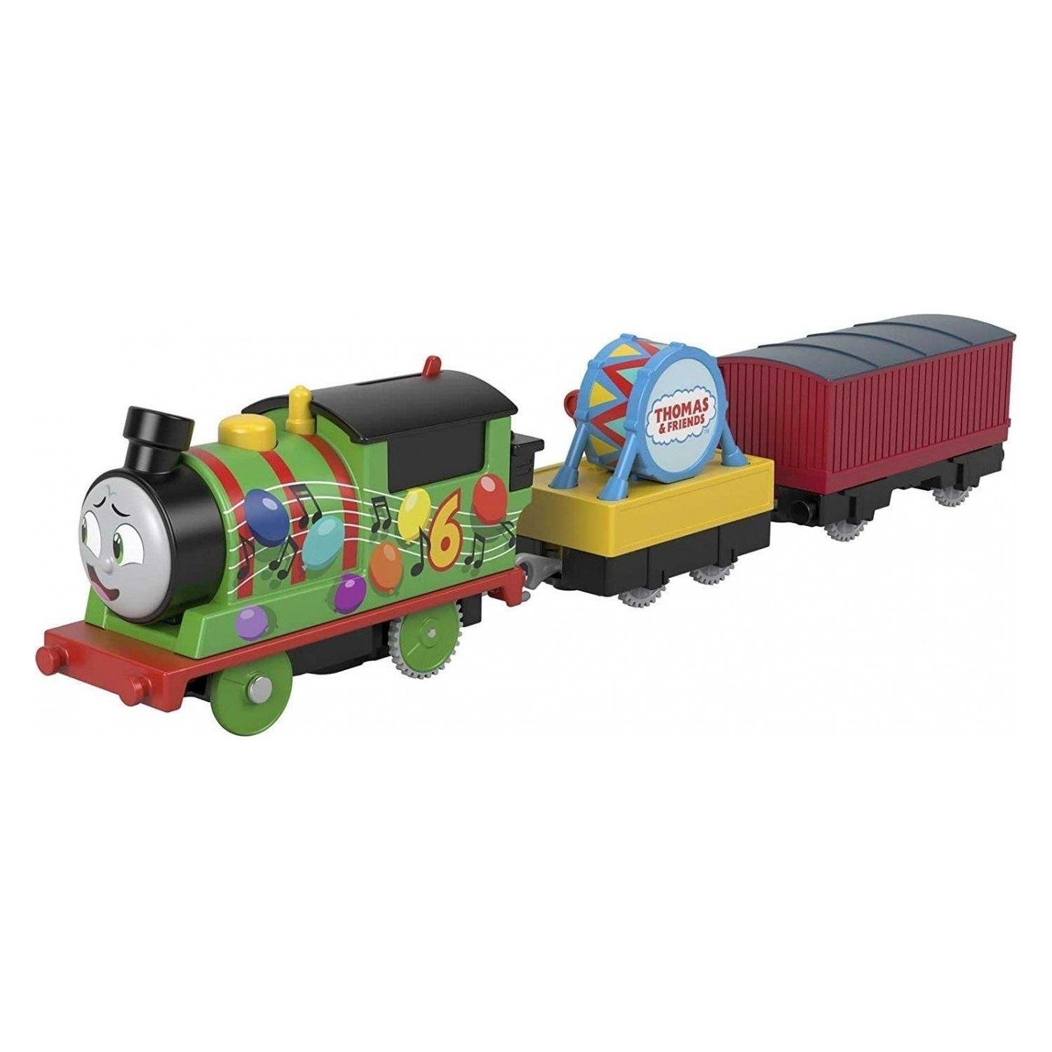 Thomas ve Arkadaşları Büyük Tekli Tren Eğlenceli Karakterler Party Train Percy HFX97-HDY72 Thomas Friends HDY72
