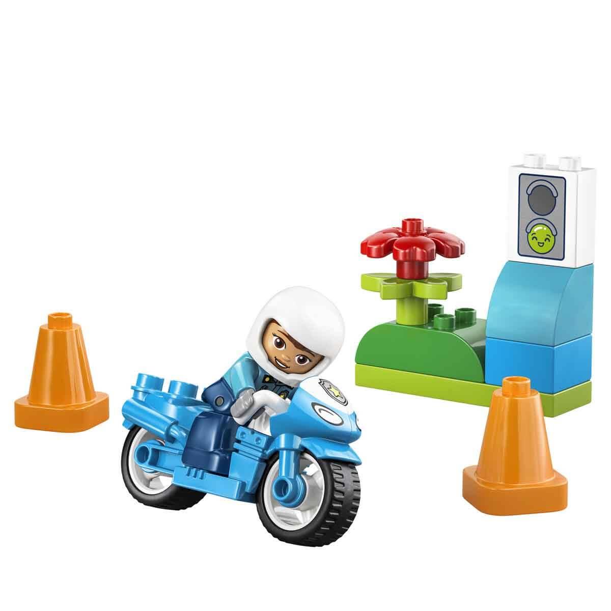 LEGO DUPLO KASABASI MAVI POLIS MOTOSIKLETI 10471 Diğer LED10471