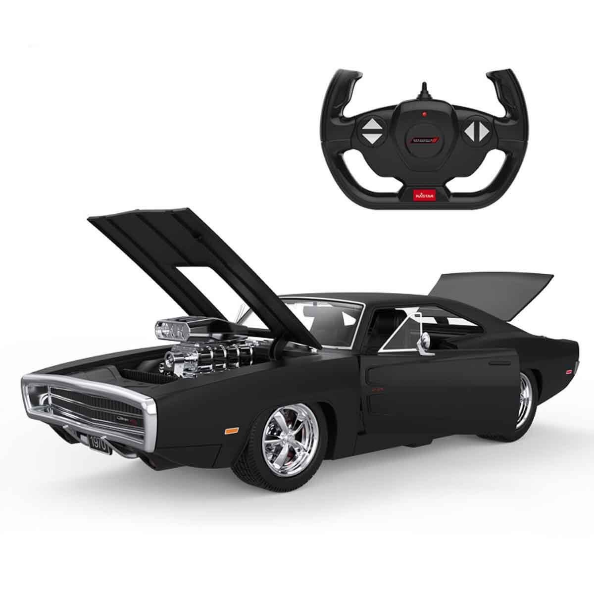 1:16 1970 Dodge Charger R/T Sesli ve Işıklı Uzaktan Kumandalı Araba Rastar S00099010