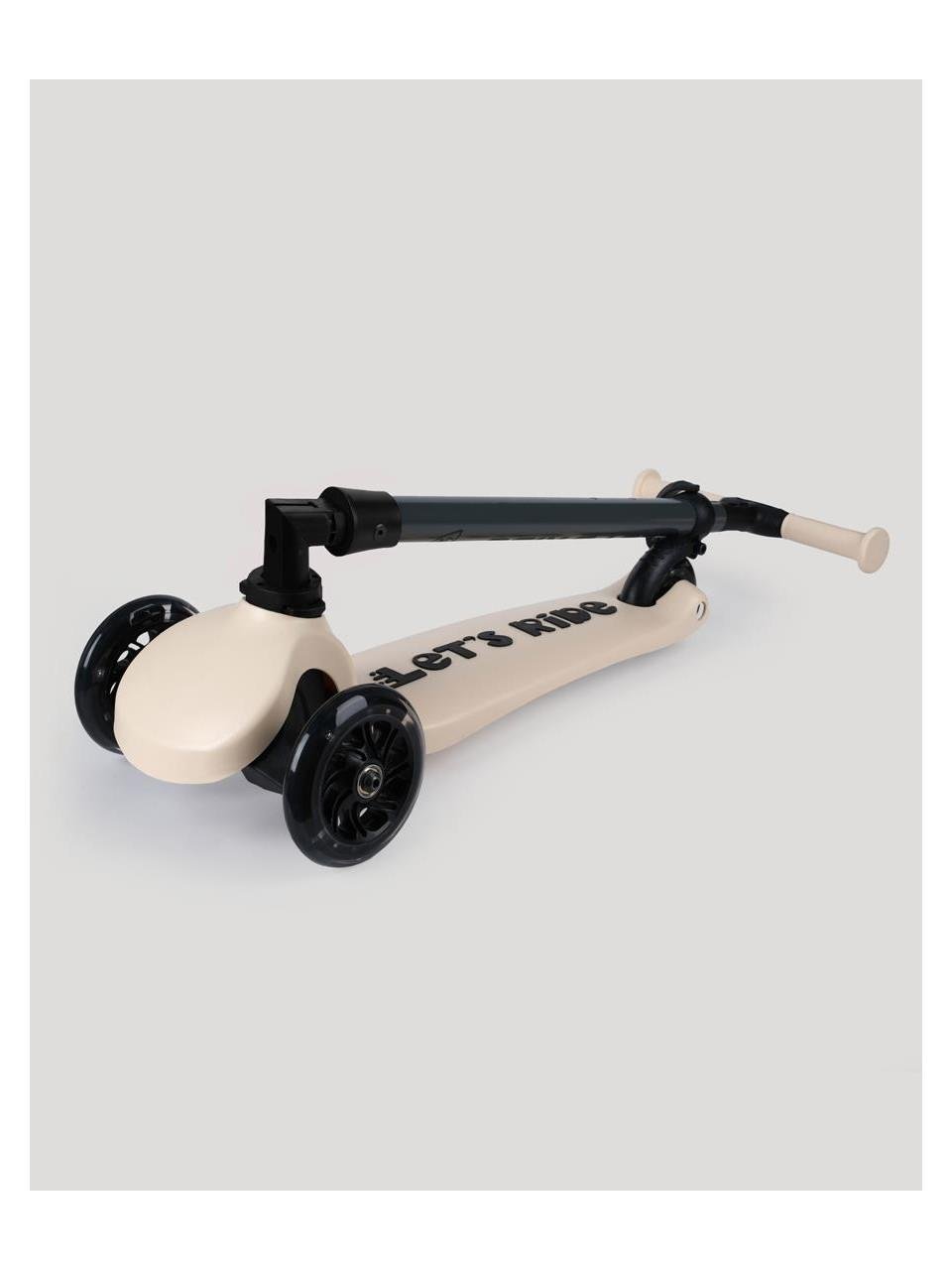 Let's Ride 3 Tekerlekli Katlanabilir Işıklı Bej Scooter Lets Be Child ENF LC 31046