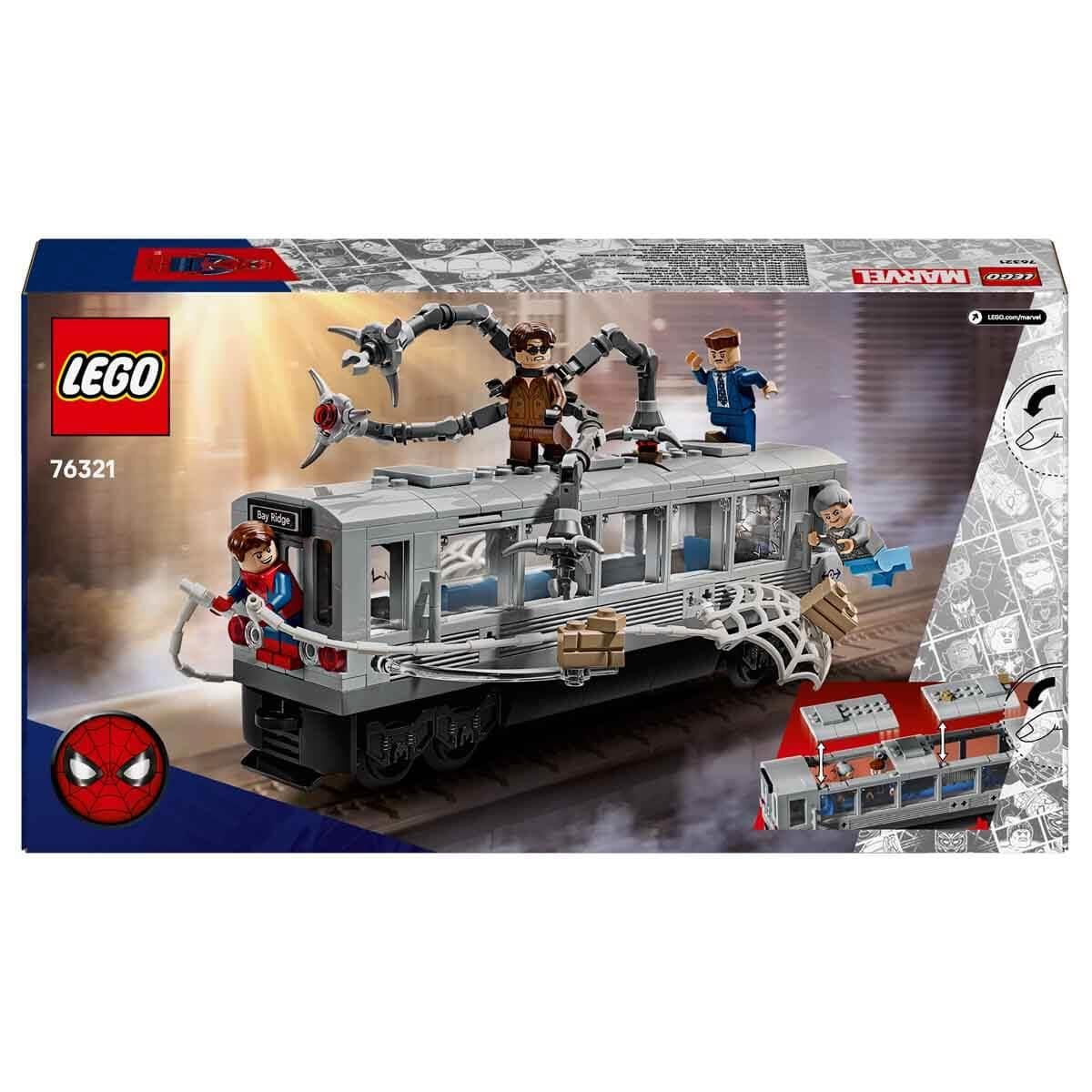 LEGO MARVEL ORUMCEK ADAM ILE DOKTOR OKTOPUS METRO SAHNESI 76321 Diğer LSS76321