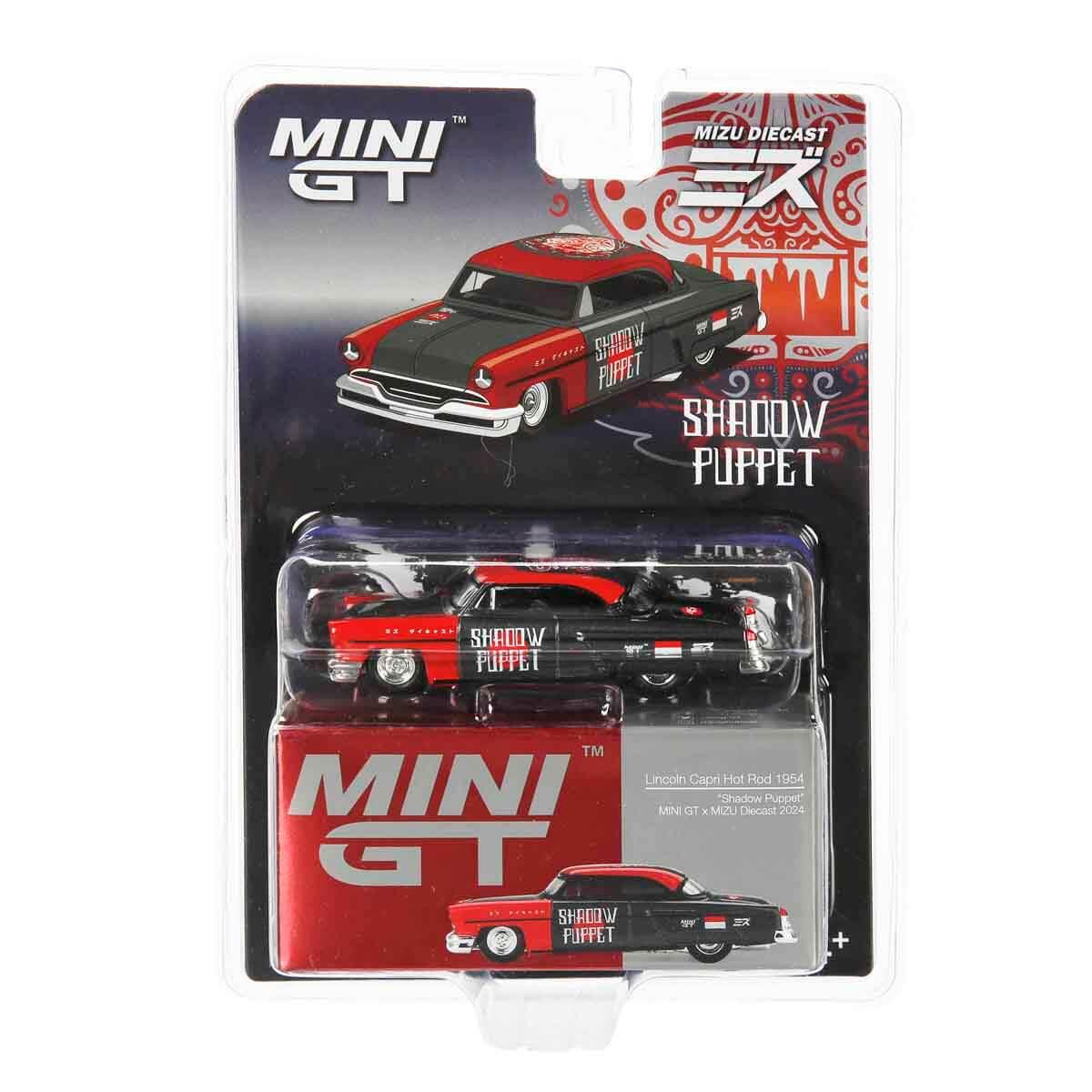 MINI GT X MIZU DIECAST 1:64 LINCOLN CAPRI HOT ROD 1954 “SHADOW PUPPET” LIMITED EDITION MGT00874 Diğer MGT00874