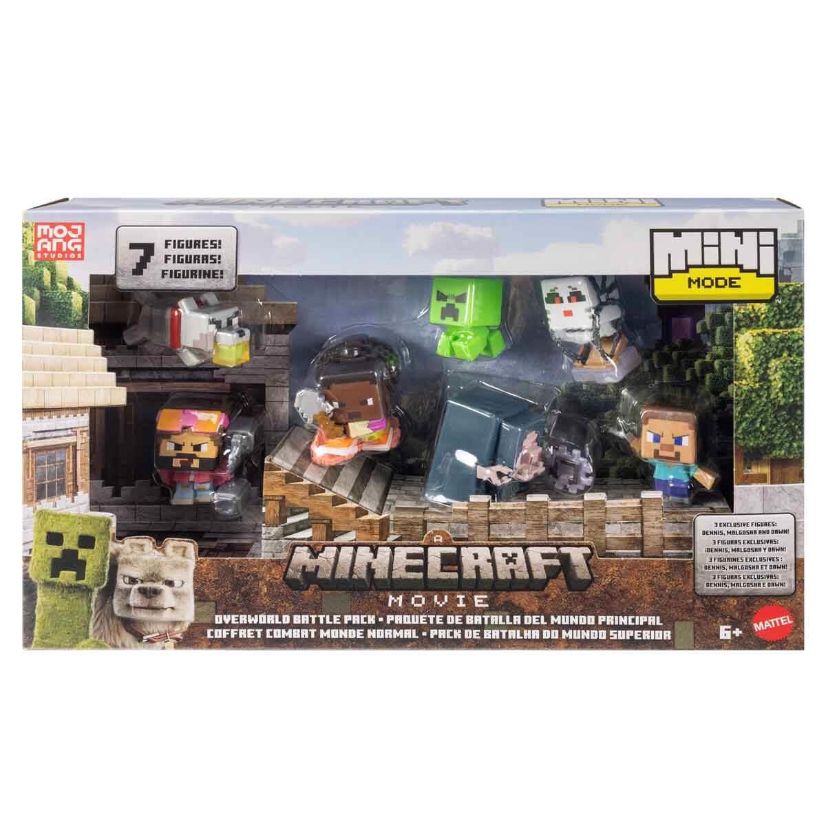 MINECRAFT FILMI OVERWORLD BATTLE 7’LI AKSIYON FIGUR SETI JFM37 Diğer JFM37