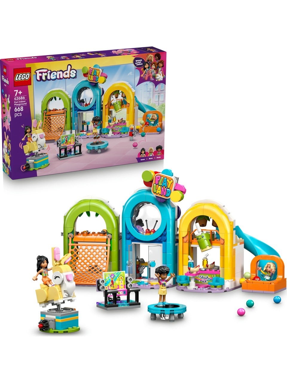 LEGO Friends Eğlenceli Kapalı Oyun Parkı 42686 Diğer LGF42686