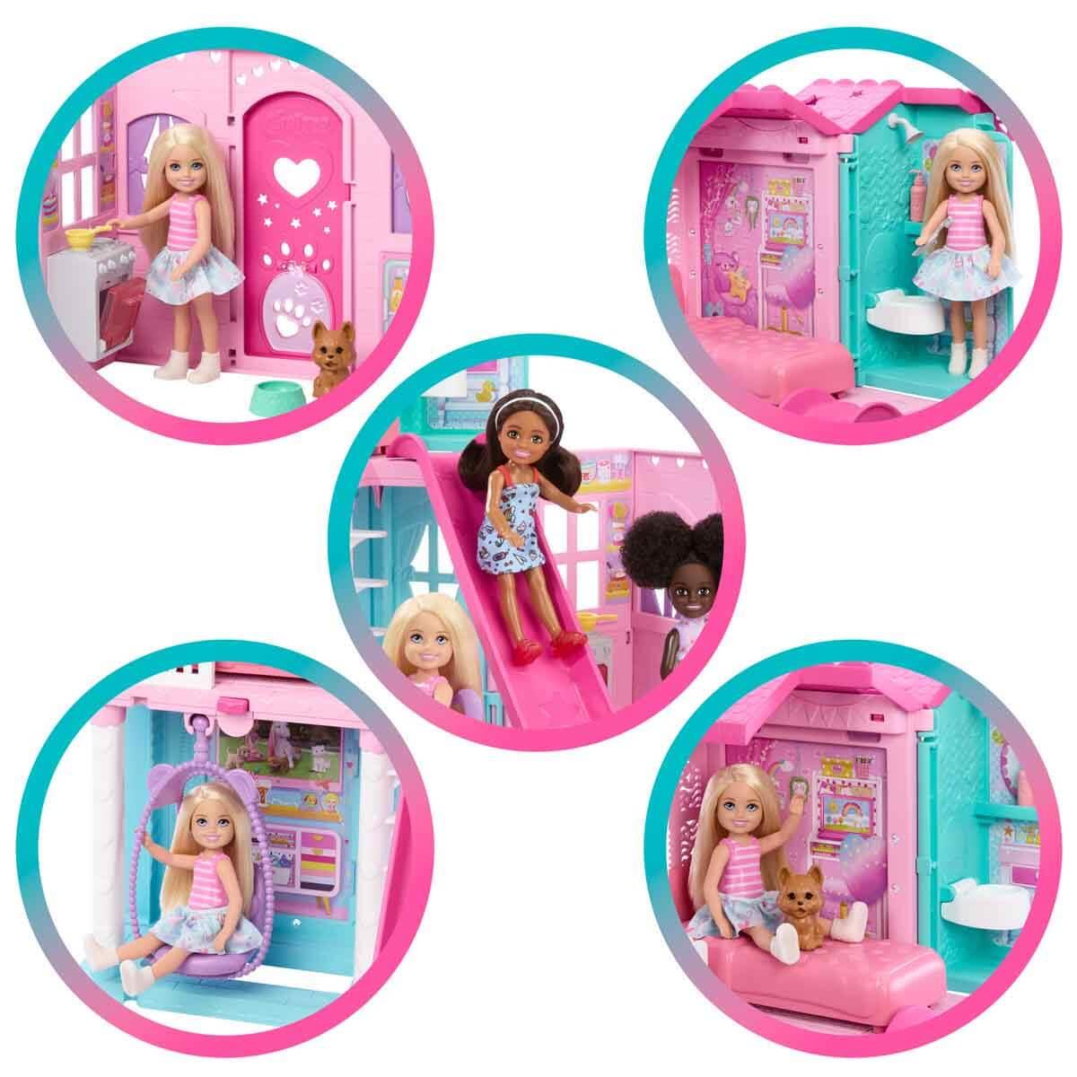 BARBIE CHELSEA ACILIR BEBEK EVI OYUN SETI JFW49 Diğer JFW49