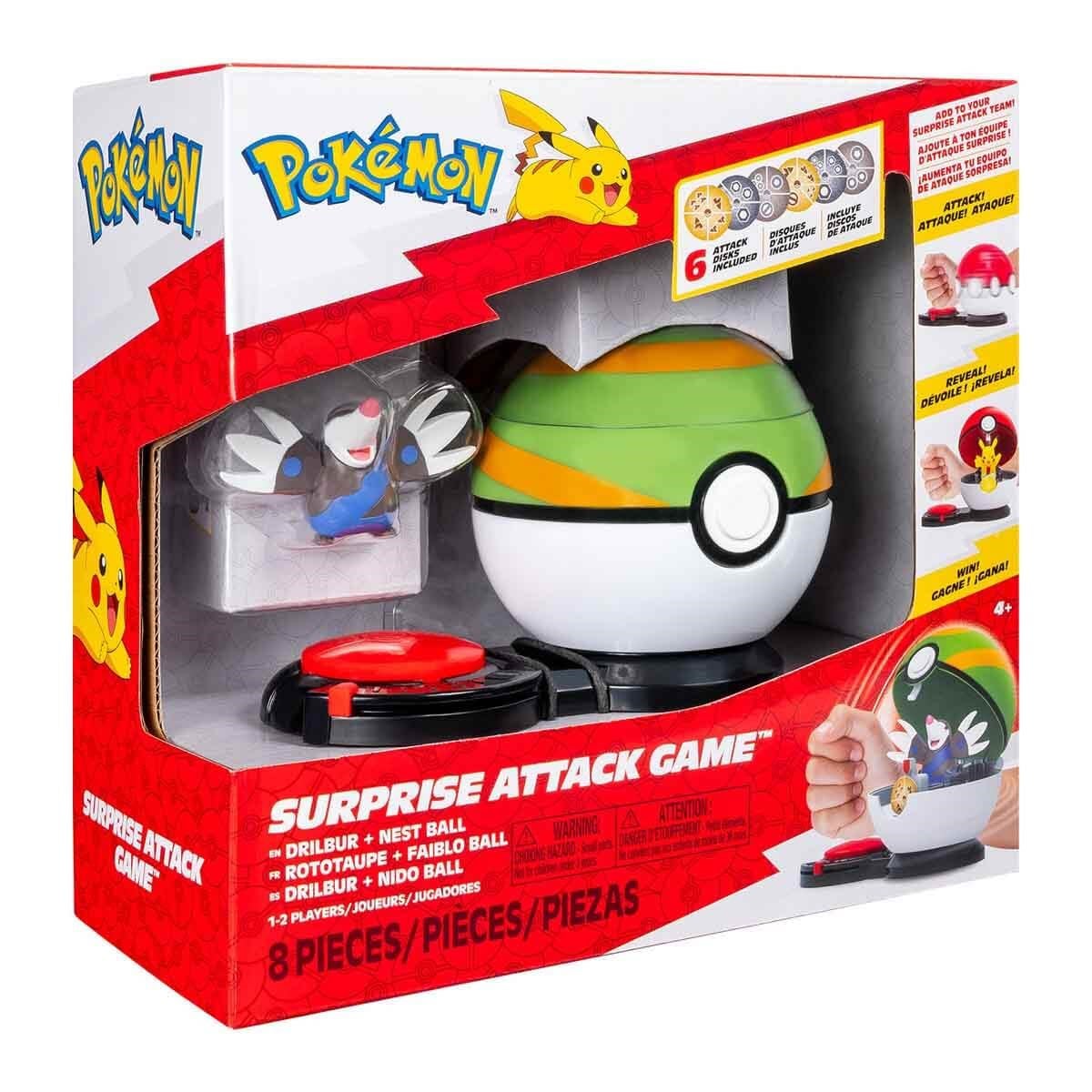 Pokémon Sürpriz Atak Oyun Seti Drilbur + Nest Ball PKW2724 A-PKW4175 Pokemon PKW4175