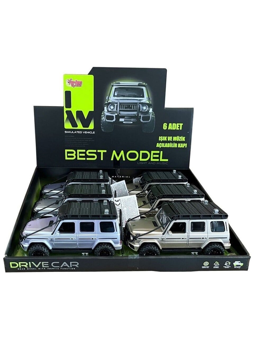 VARDEM SURTMELI SESLI VE ISIKLI KAPILARI ACILAN JEEP 10716 Diğer VRD10716